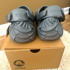 Brand New Hot🔥Gray Croc Clogs by Salehe Bembury🔥‼️